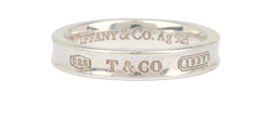 Tiffany 1837 Ring, Sterling Silver, Sz 57, B/DB, 2*