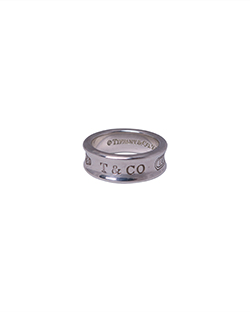 Tiffany1837 Narrow Ring, Sterling Silver, DB, 925