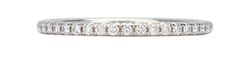 Tiffany  Full Eternity Ring, Diamonds/White Gold, C/B, Sz50