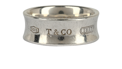 Tiffany & Co 1837 Ring, £120, Jewellery, Silver, Sterling Silver, Front view