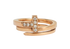 Tiffany & Co T Square Wrap Ring, front view