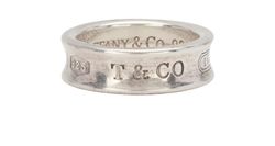 Tiffany 1837 Ring, Sterling, Silver, 2*