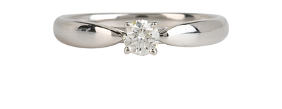 Tiffany Harmony Ring, &pound;950, Jewellery, Silver, Platinum, Front view