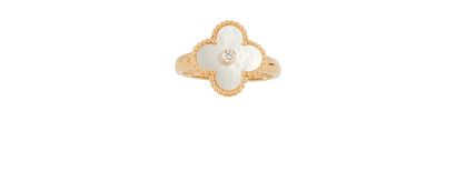 Van Cleef & Arpels Vintage Alhambra Ring, front view
