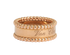 Van Cleef & Arpels Perlee Band Ring, side view