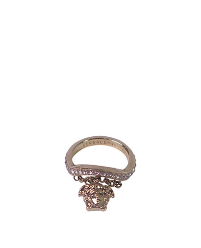 Versace Medusa Chain Ring, front view