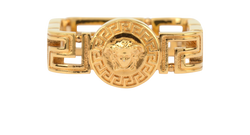 Versace Medusa Ring, Brass, Gold, Sz S, MII, B, 3*