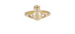 Vivienne Westwood Orb Ring, Enamel, White, 925, S, 3*