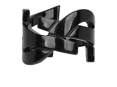 Yves Saint Laurent Logo Loop Ring, front view