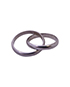 YSL Interlink Ring, back view