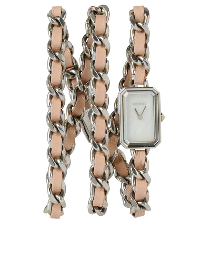 Chanel Premiere Iconic Chain Watch, £2,900, Pink, Front view