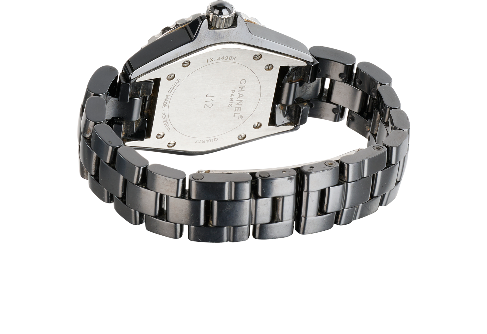 Chanel J12 Watch 33mm, &pound;2,500, Jewellery, Black, Enamel Coated Ceramic/Stainless Steel, Other view