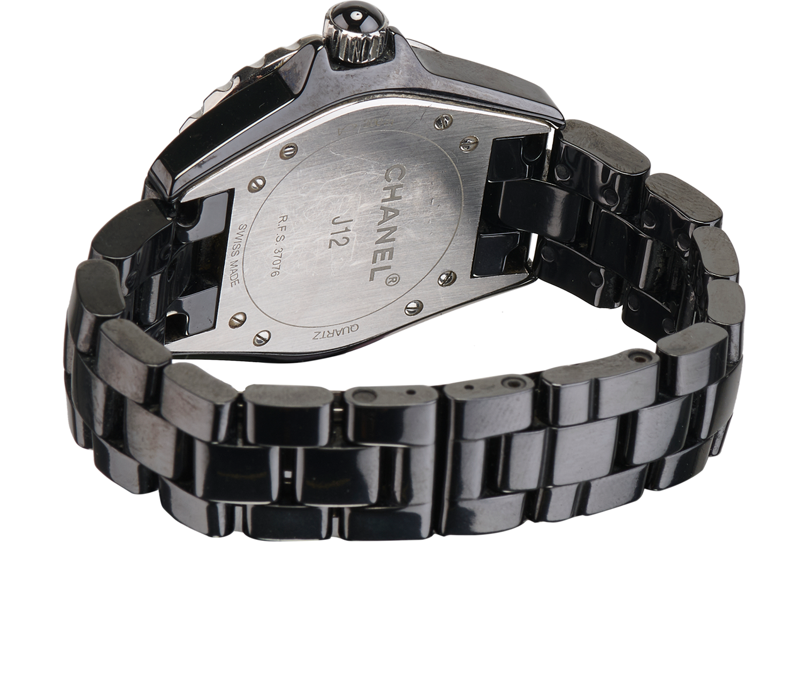 Chanel J12 Watch, &pound;1,900, Jewellery, Black, Stainless Steel, Other view