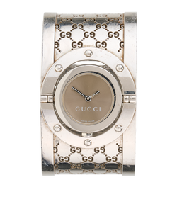 Gucci Twirl Watch, Stainless Steel, Silver, 11631967, 1*