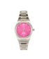 Vivienne Westwood Charterhouse Watch, &pound;150, Jewellery, Pink/Silver, Stainless Steel, Front view