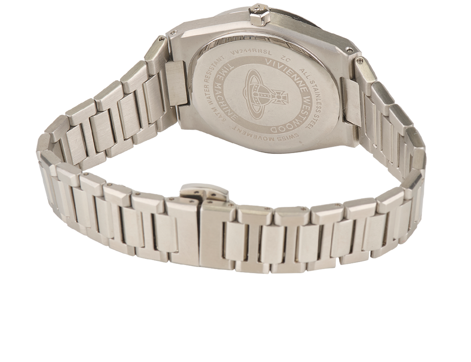 Vivienne Westwood Charterhouse Watch, &pound;150, Jewellery, Pink/Silver, Stainless Steel, Other view