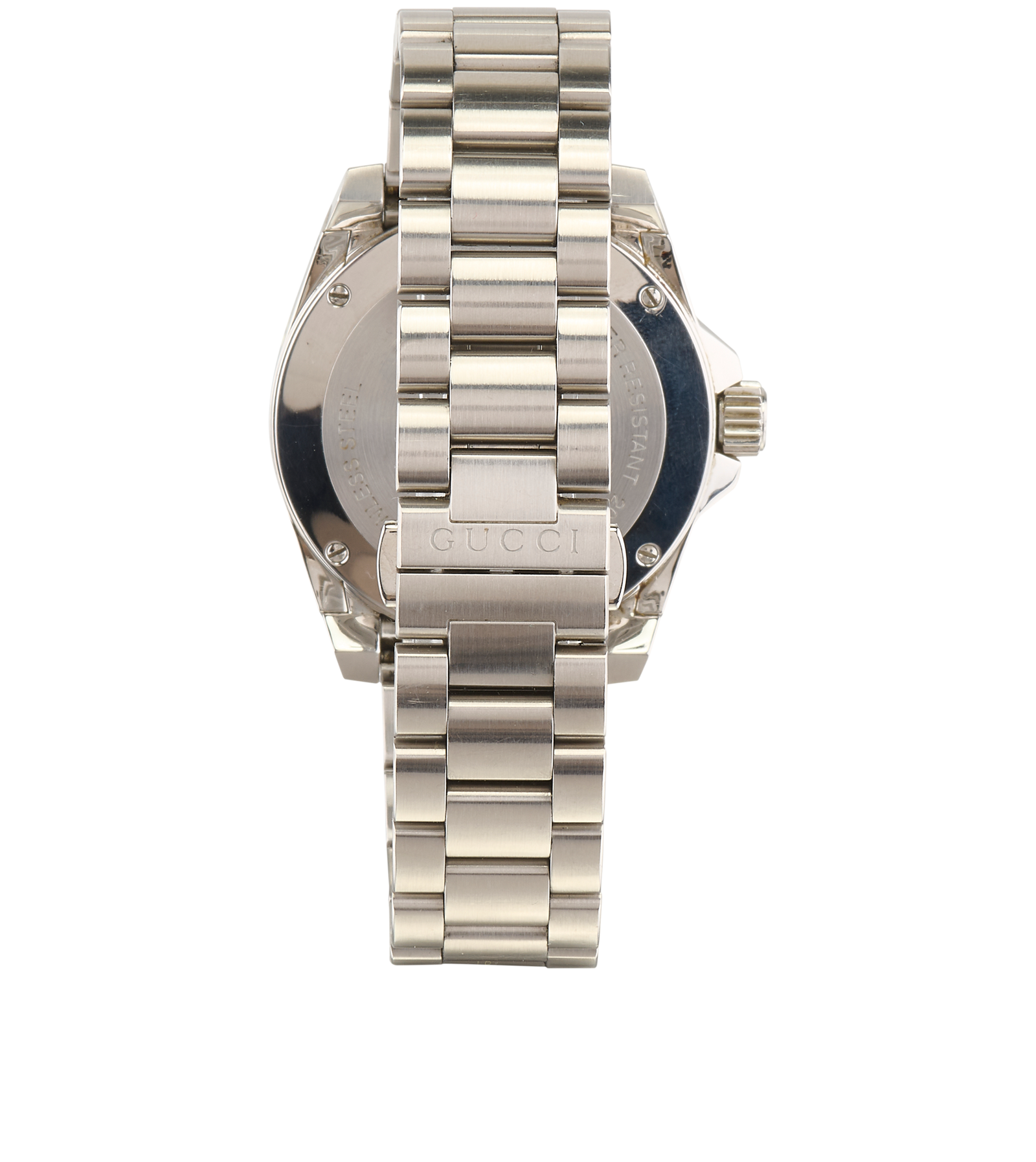 Gucci Dive Watch, &pound;550, Jewellery, Silver, Stainless Steel, Back view