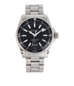 Gucci Dive 40mm Watch, Stainless Steel, Silver, MIS, B, 3*