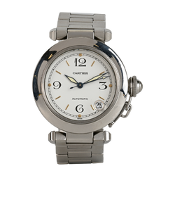 Cartier Pasha De Cartier Watch, Steel, Silver, 2*1500