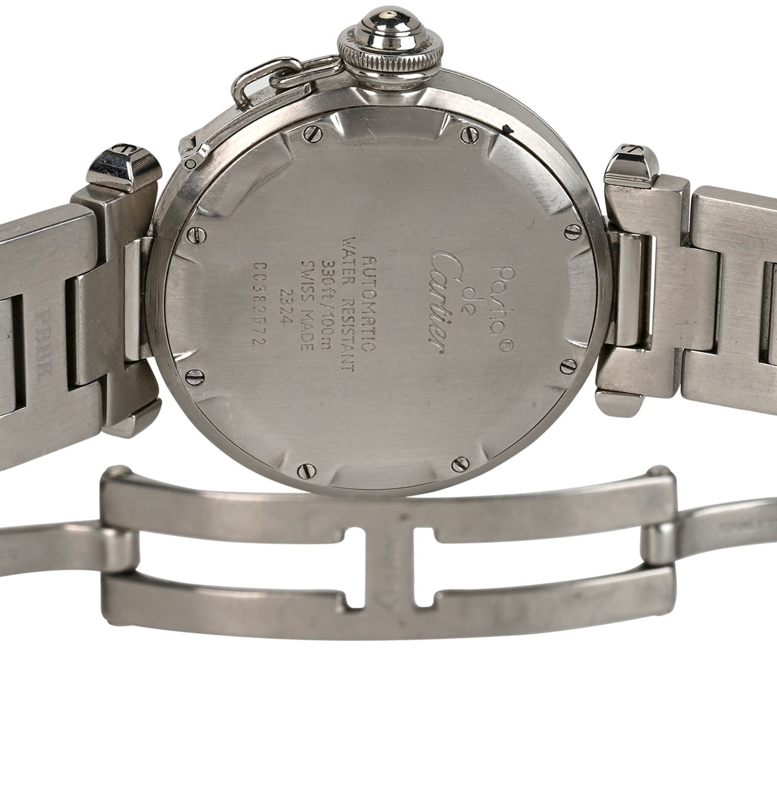 Cartier Pasha De Cartier Watch, &pound;1,500, Silver, Other view