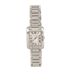 Cartier Tank Anglaise Watch, Stainless Steel, Silver, 9083TX, DB, 2*