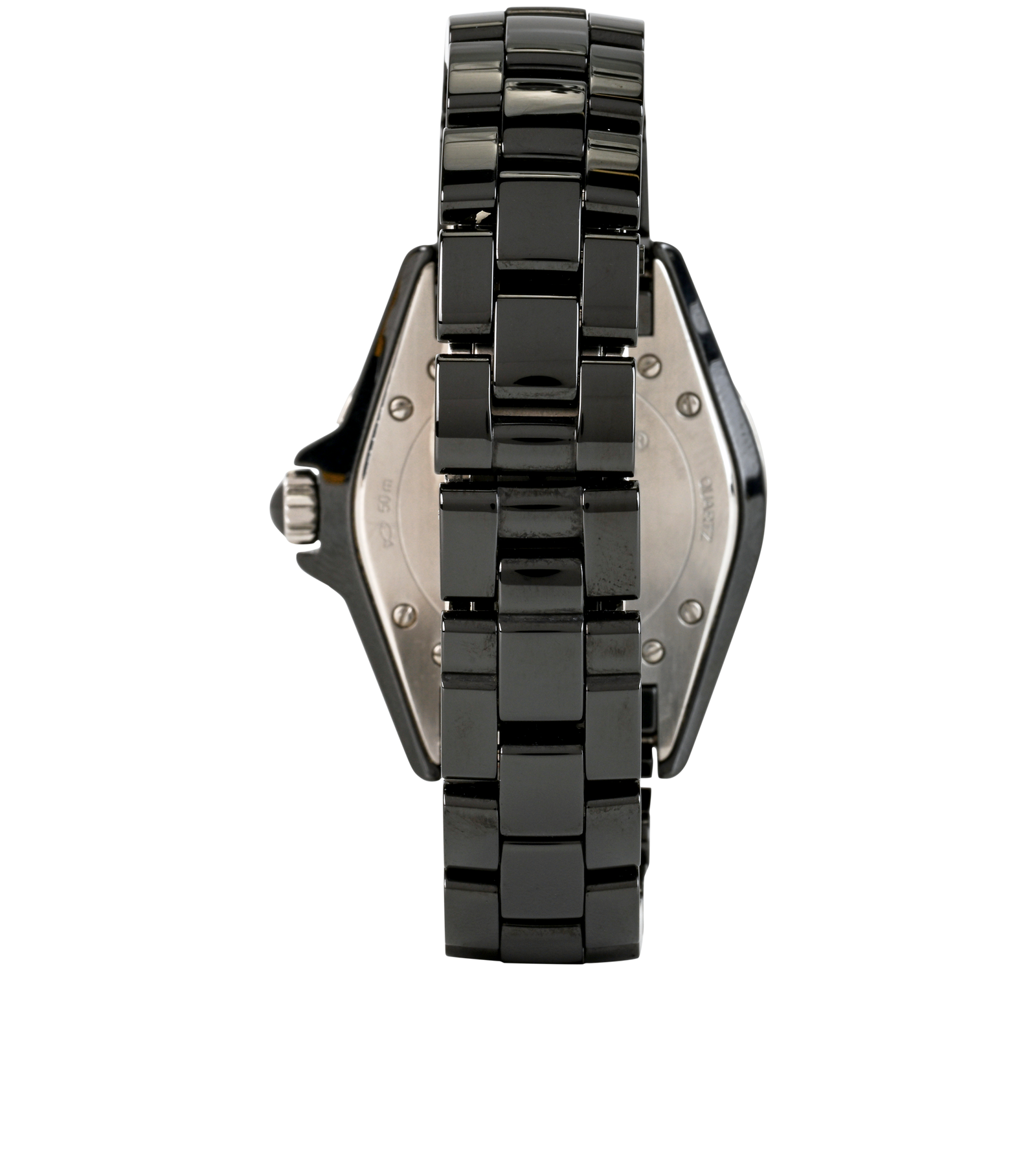 Chanel J12 Watch 29mm, &pound;5,100, Jewellery, Black, Enamel Coated Ceramic, Back view