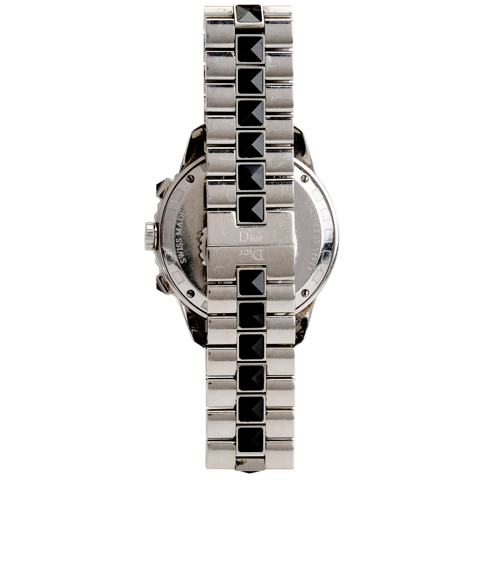 Christian Dior 39mm CD113112-V Christal Watch, &pound;595, Jewellery, Silver, Stainless Steel, Back view