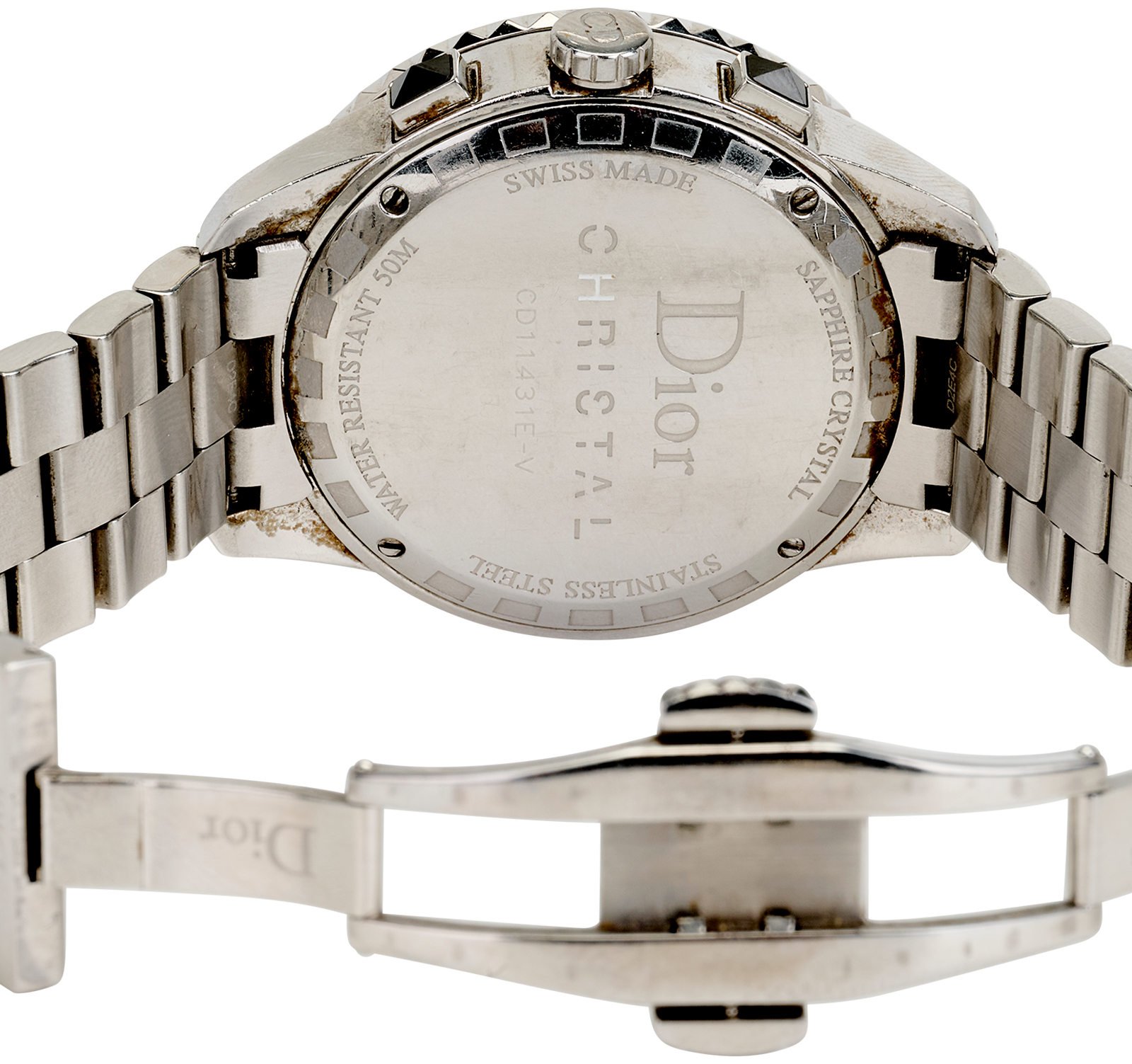 Christian Dior 39mm CD113112-V Christal Watch, &pound;595, Jewellery, Silver, Stainless Steel, Other view