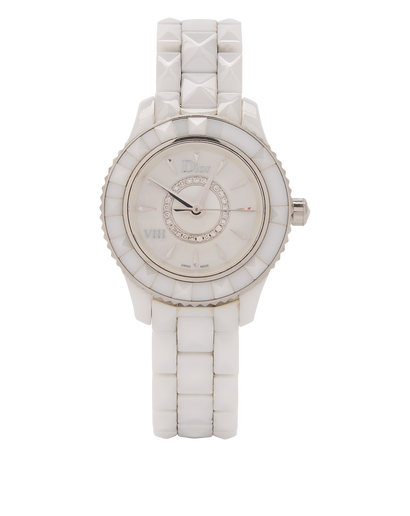 Christian Dior VIII 28mm Watch, £1,500, White, Front view