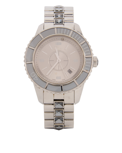 Christian Dior Christal Watch 33MM, £950, Watches, Silver, Front view