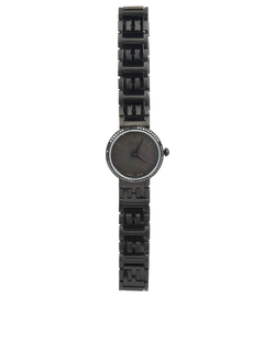 Fendi Forever 19 Dia Watch, Acetate/Diamond/Pearl, Black, B/DB, 011, 3*