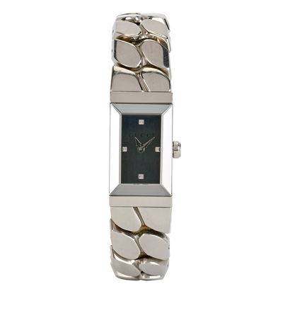 Gucci 147.5 G-Frame Watch, &pound;180, Jewellery, Silver, Stainless Steel, Front view