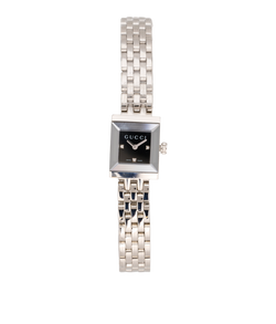 Gucci G-Frame Watch, Stainless Steel, Silver, B, 3*