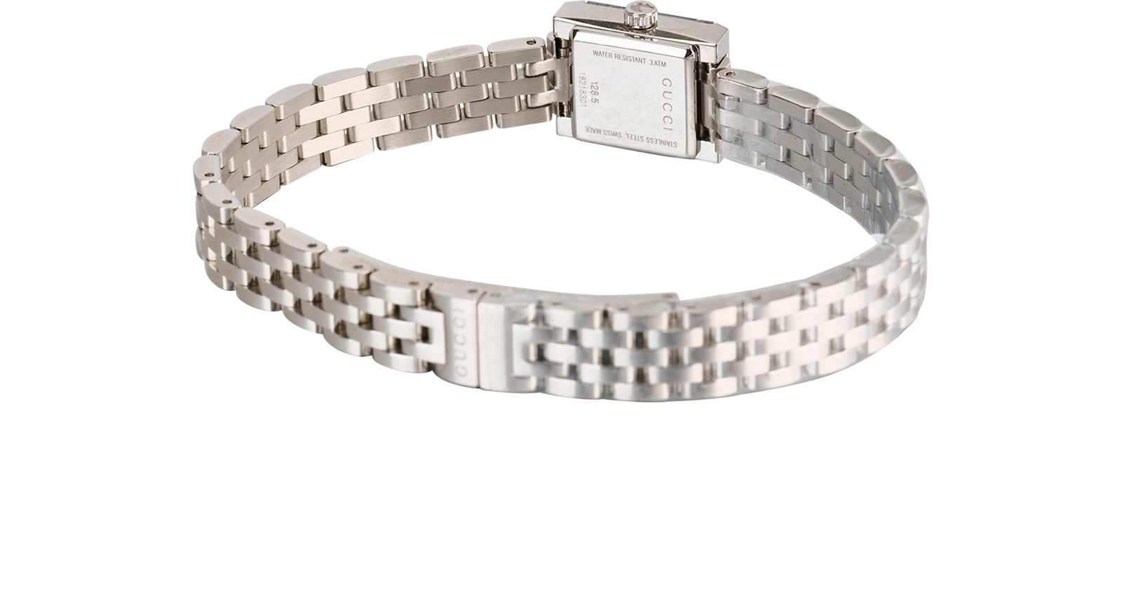 Gucci G-Frame Watch, &pound;650, Jewellery, Silver, Stainless Steel, Other view