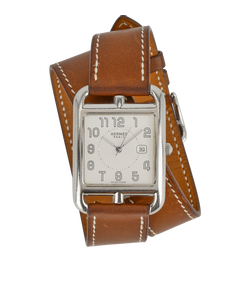 Hermes Cape Cod Watch, Leather, Brown, 29mm, DB, 2*