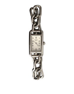 Hermes Small Nantucket 29mm Watch, Steel, Silver, B, 3*