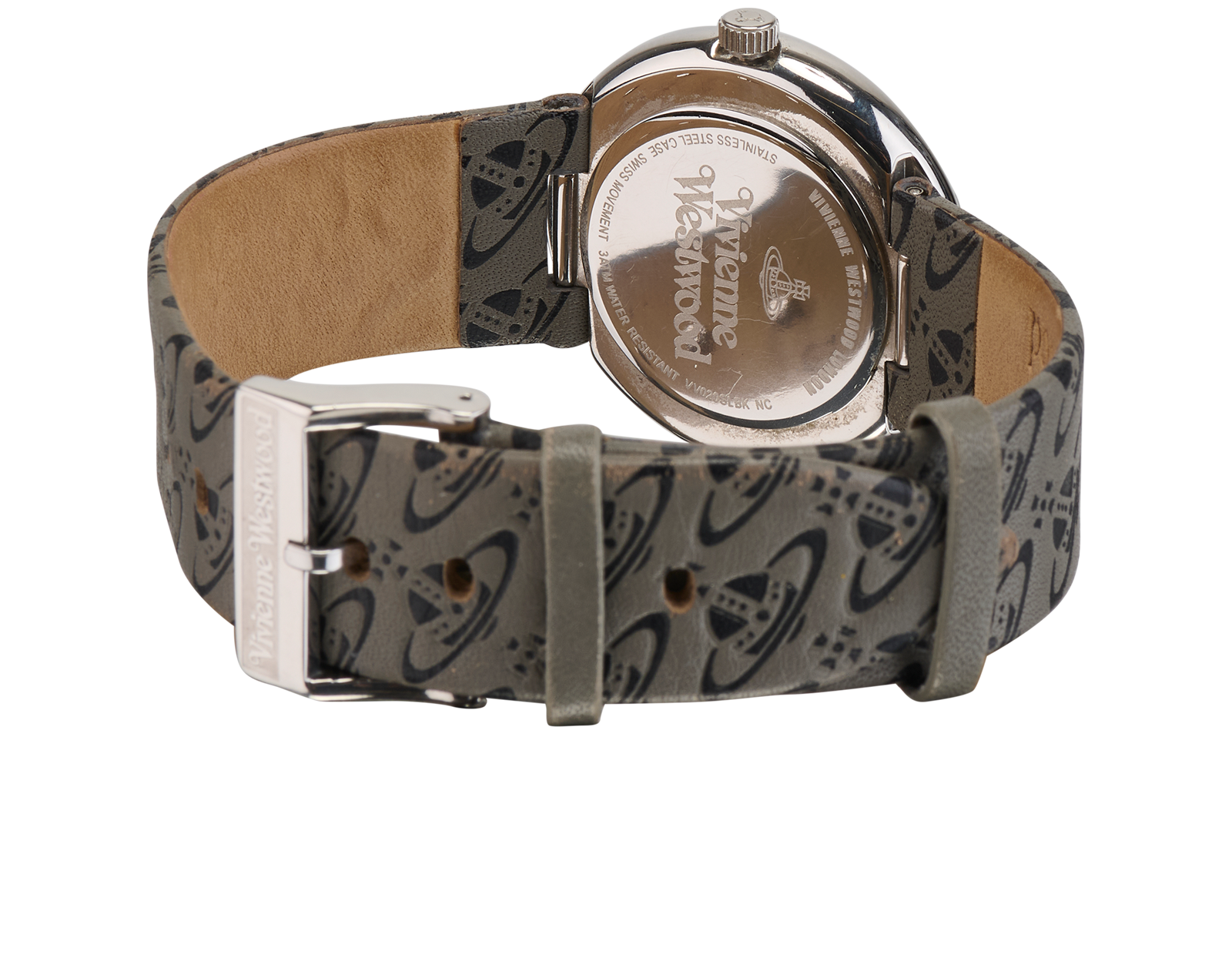 Vivienne Westwood Spirit Watch, &pound;50, Jewellery, Grey, Leather, Other view