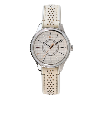 Christian Dior VIII 32mm Watch, &pound;850, White, Front view