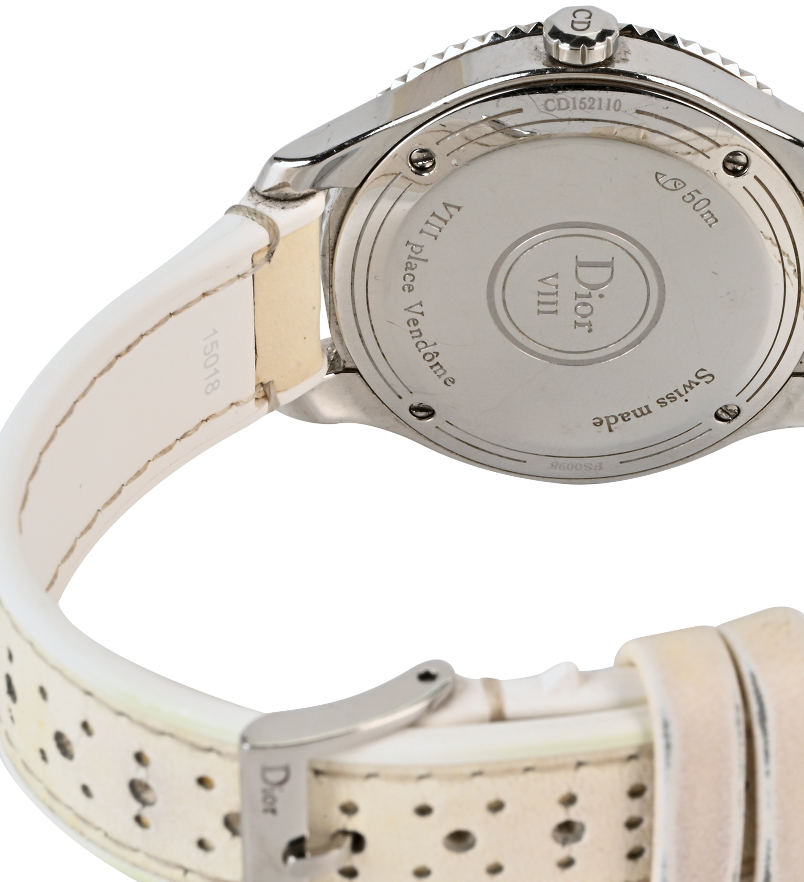 Christian Dior VIII 32mm Watch, &pound;850, White, Other view