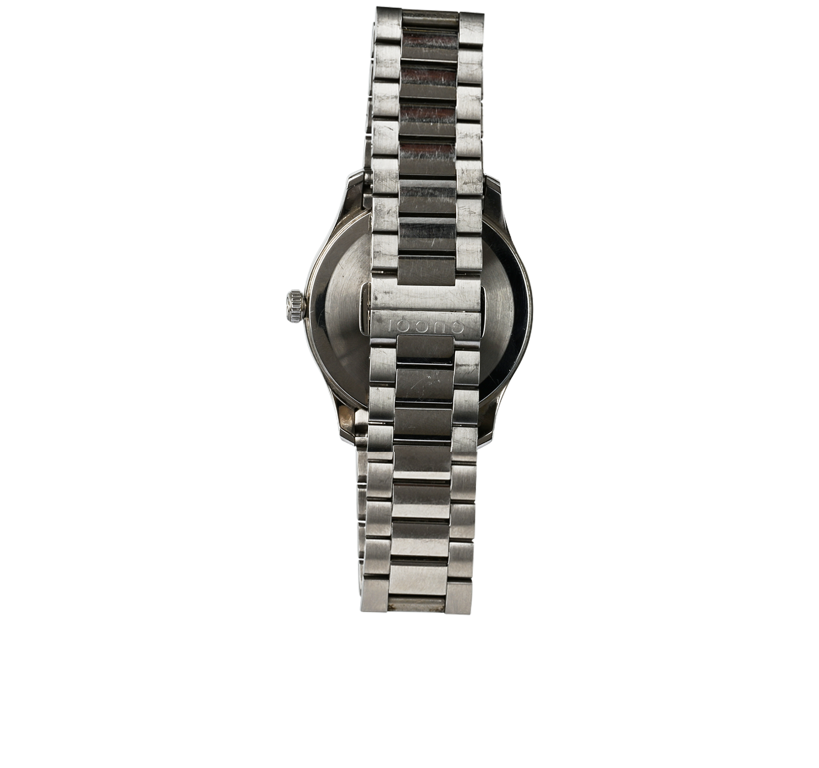 Gucci G-Timeless Kingsnake Watch, &pound;250, Silver, Back view