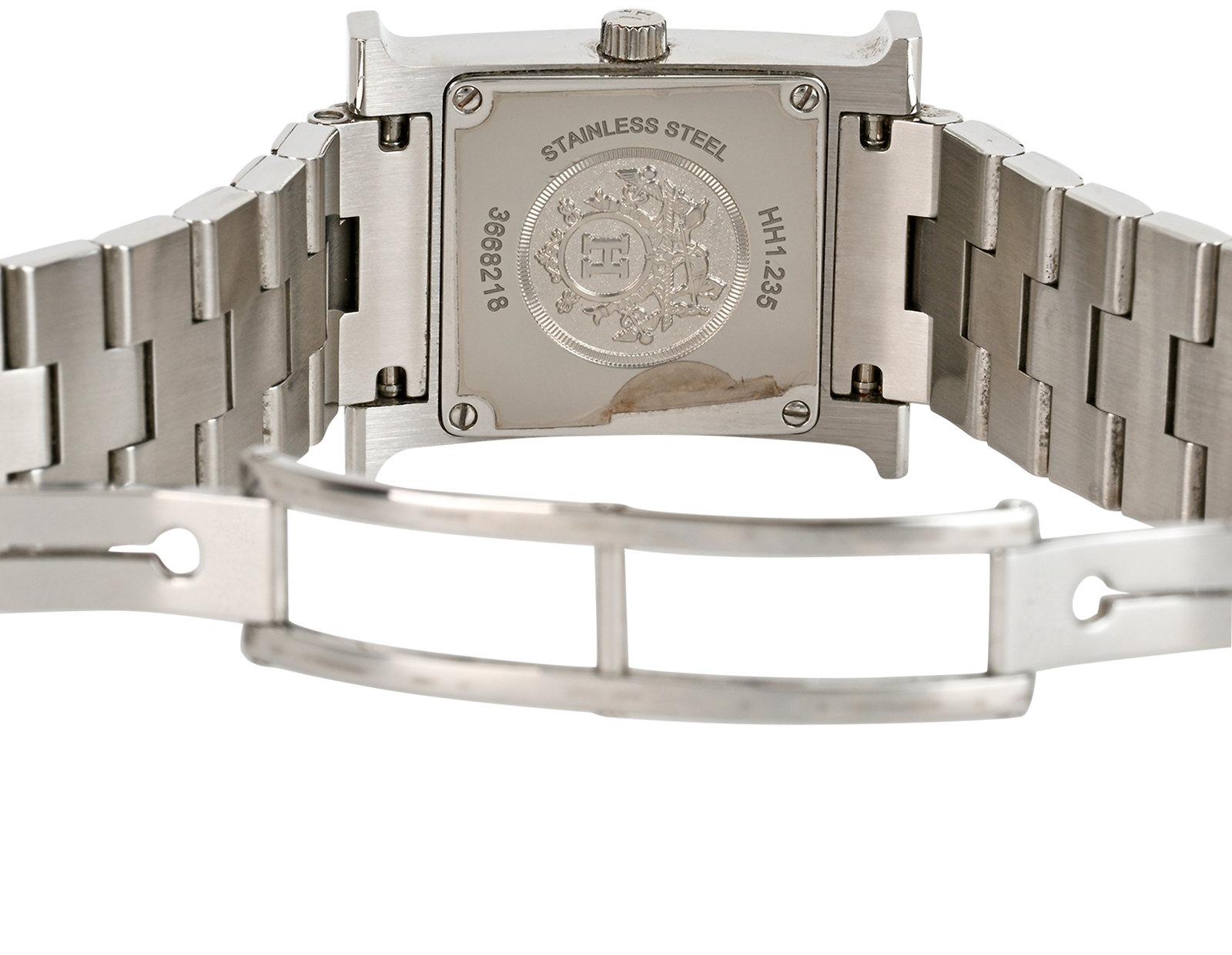 Hermes Heure H Watch, &pound;3,100, Silver, Other view