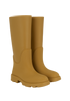 Burberry Marsh High Boots, &pound;175, Shoes, Yellow, Rubber, Side view