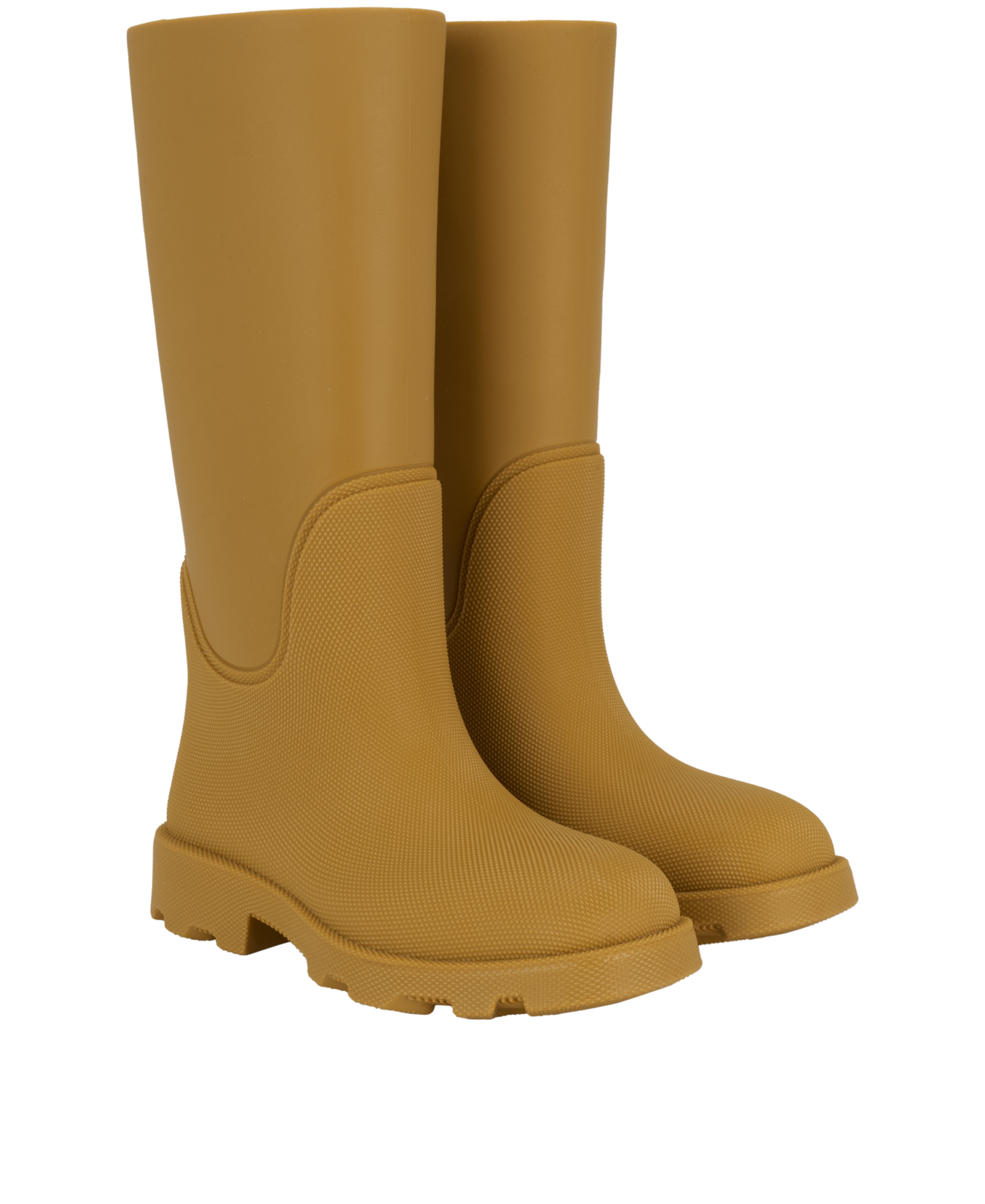 Burberry Marsh High Boots, &pound;175, Shoes, Yellow, Rubber, Side view