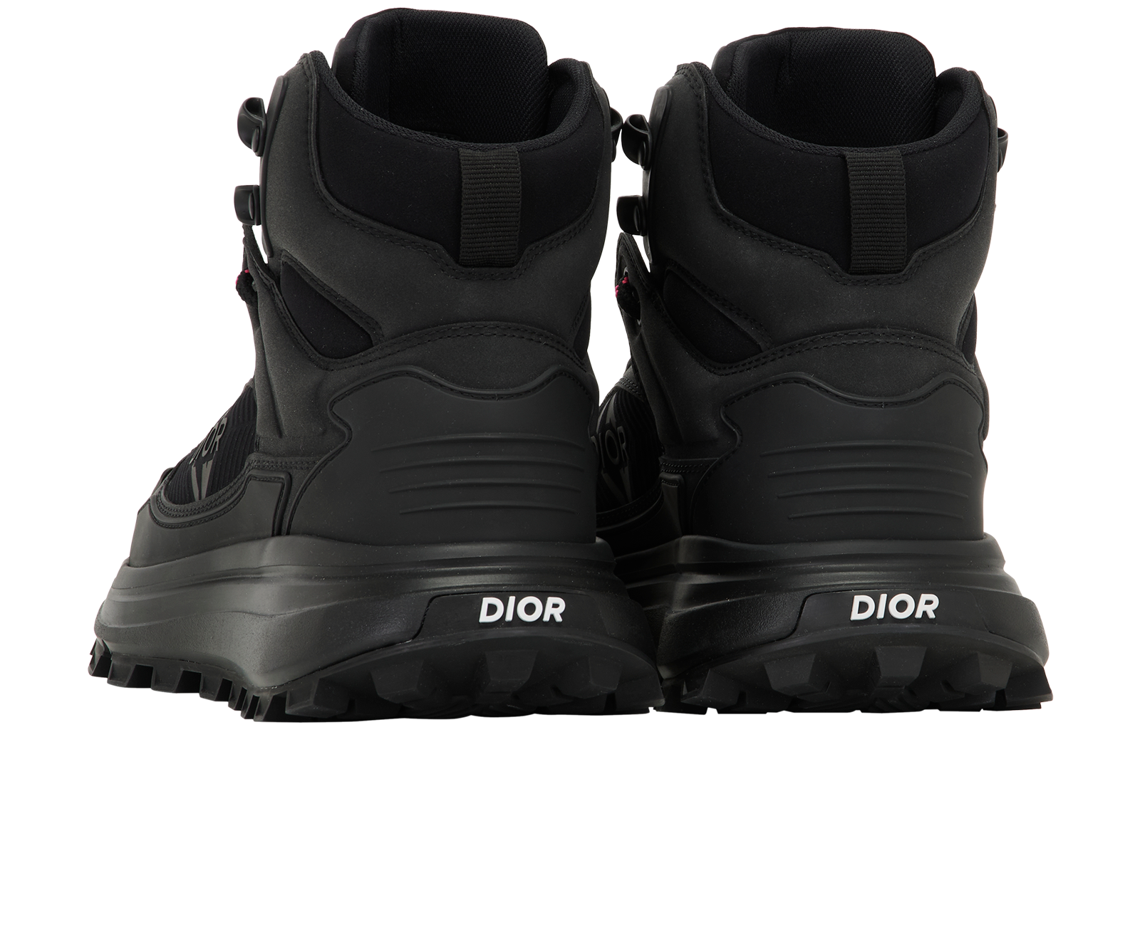 Christian Dior Snow Ankle Technical Boots, &pound;375, Shoes, Black, Fabric, Back view