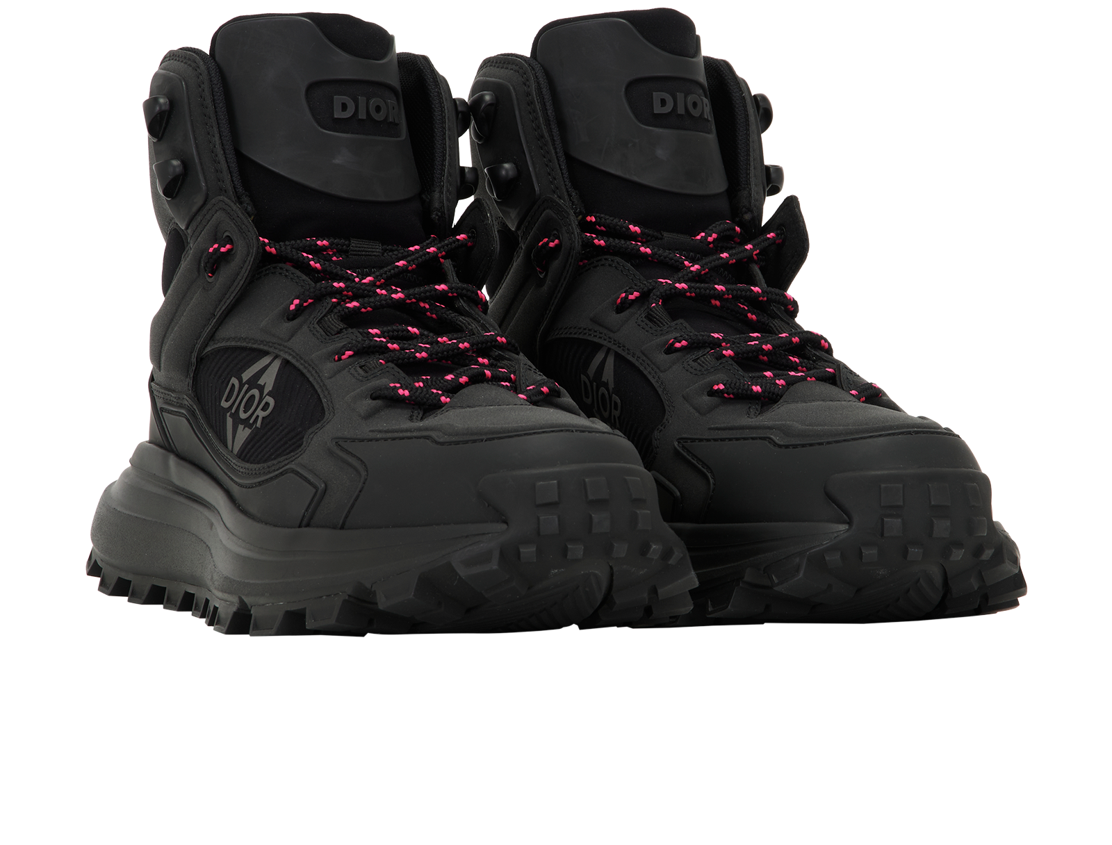 Christian Dior Snow Ankle Technical Boots, &pound;375, Shoes, Black, Fabric, Side view