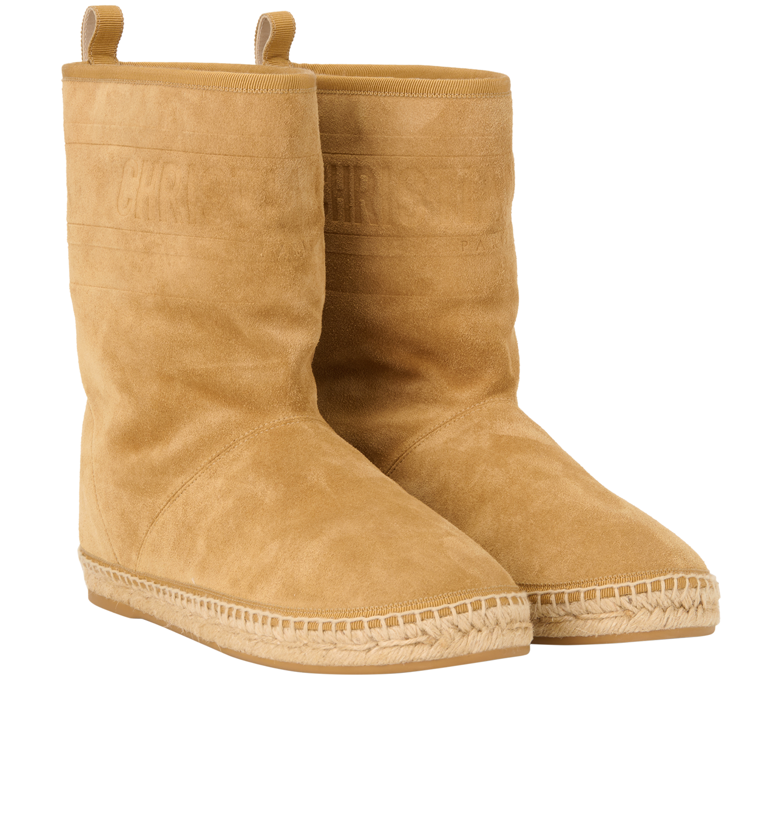 Christian Dior Granville Chez Moi Boots, &pound;350, Shoes, Tan, Suede, Side view