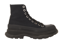 Alexander McQueen Tread Slick Boots, Canvas, Black, UK6, B, 1*