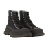 Alexander McQueen Tread Slick Boots, &pound;230, Shoes, Black, Canvas, Side view