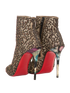 Christian Louboutin Nancy Boodie 100, &pound;395, Shoes, Bronze, Mesh, Back view