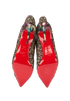 Christian Louboutin Nancy Boodie 100, &pound;395, Shoes, Bronze, Mesh, Top view